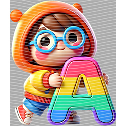 Cartoon letters-CL 538